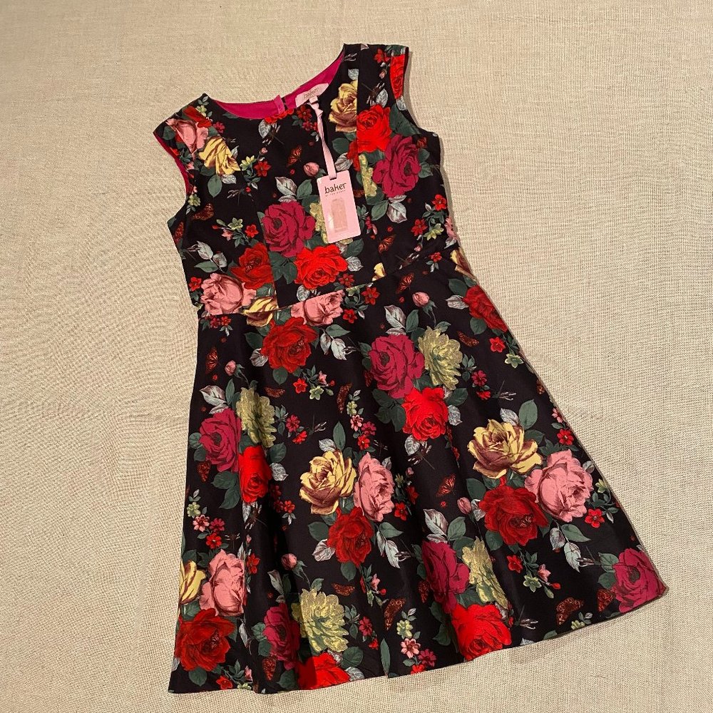 Ted Baker Floral Multicolored Mini Dress
